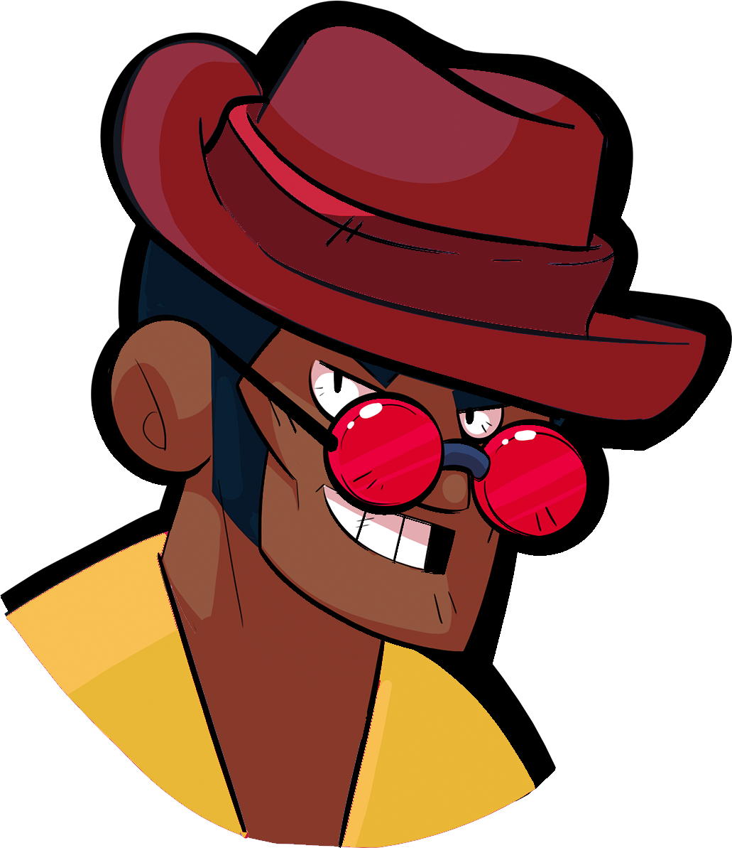 Cartoon Man Wearing A Hat And Glasses