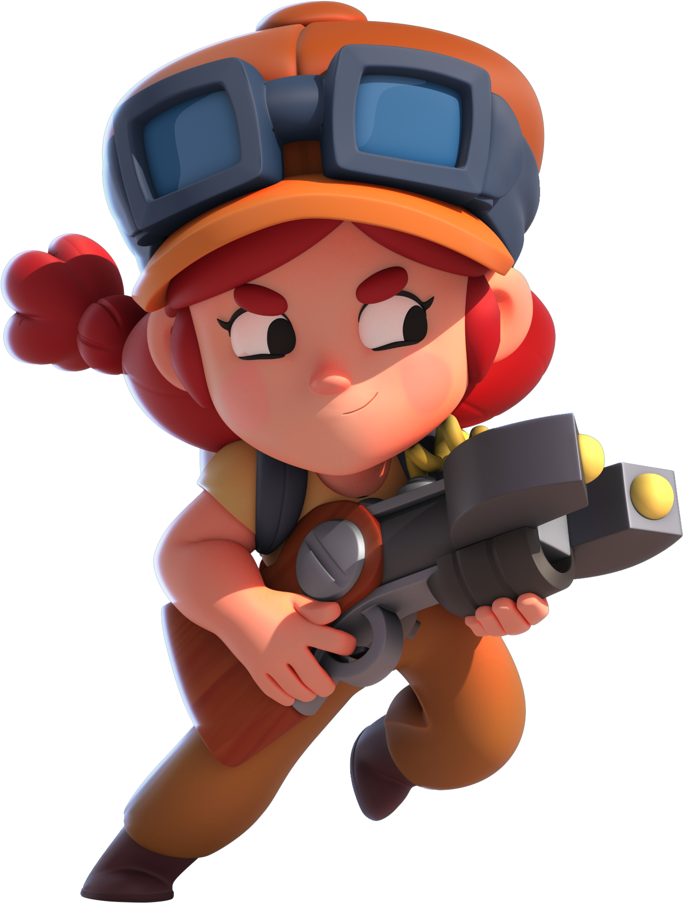 Cartoon Character Holding A Gun