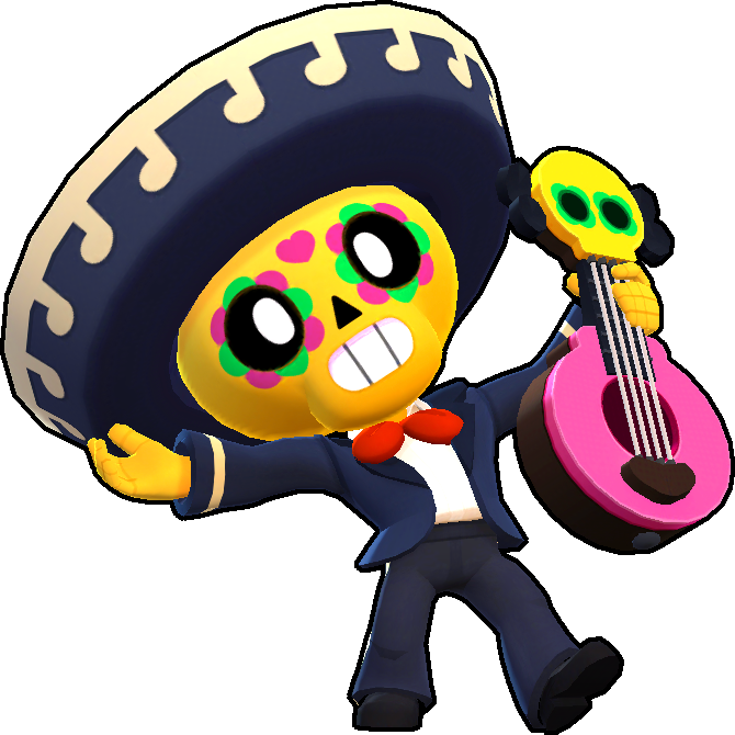 Cartoon Character In A Suit Holding A Guitar