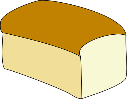 A Piece Of Bread With A Black Background