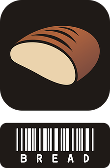 A Loaf Of Bread With A Bar Code