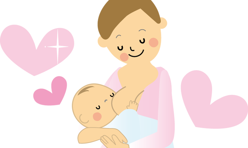 A Cartoon Of A Woman Breastfeeding A Baby