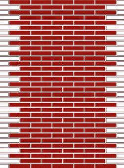 A Red And Black Brick Wall