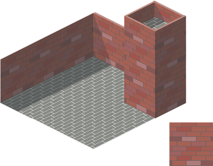 A Brick Wall And Floor