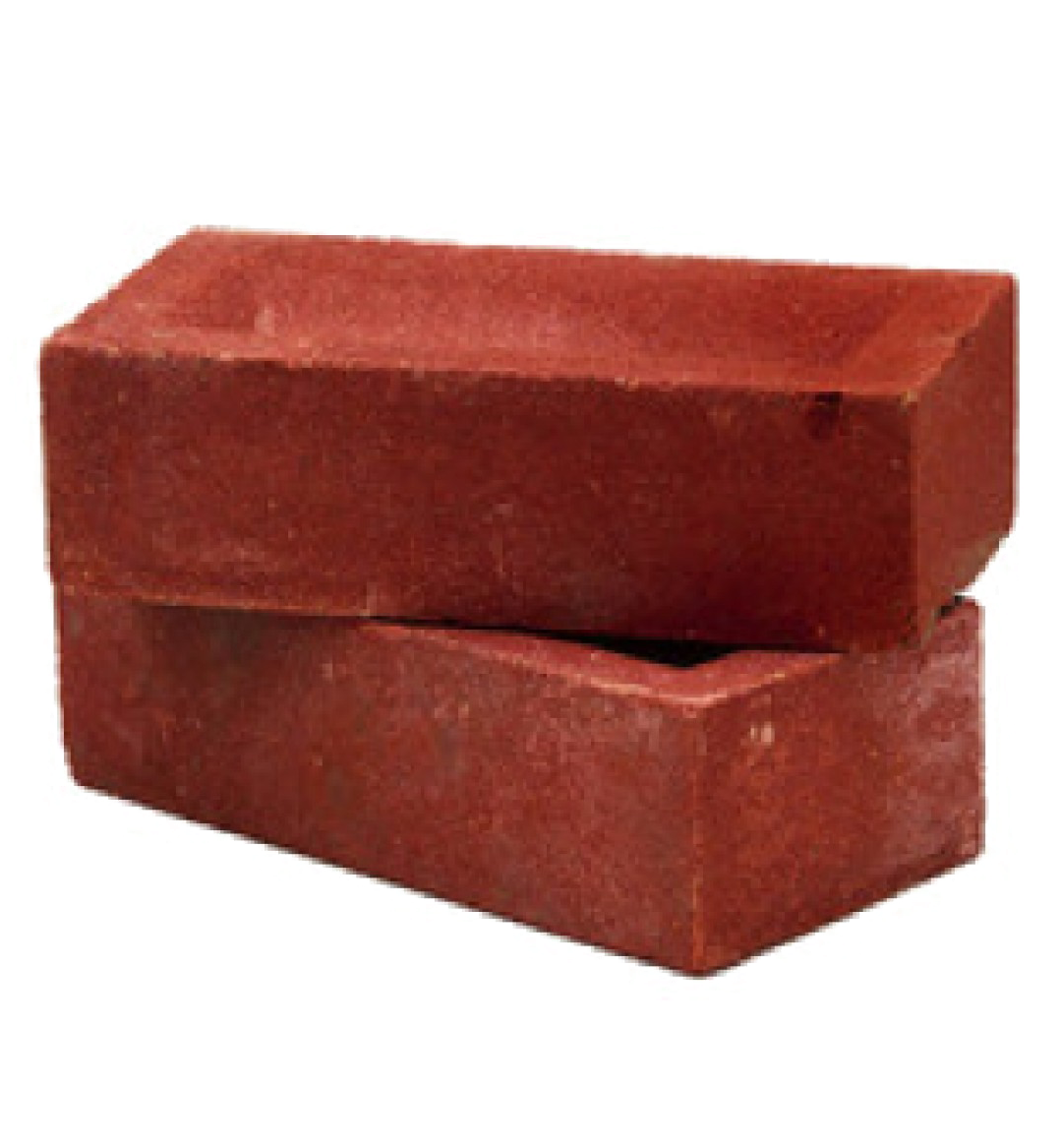 A Red Brick On A Black Background
