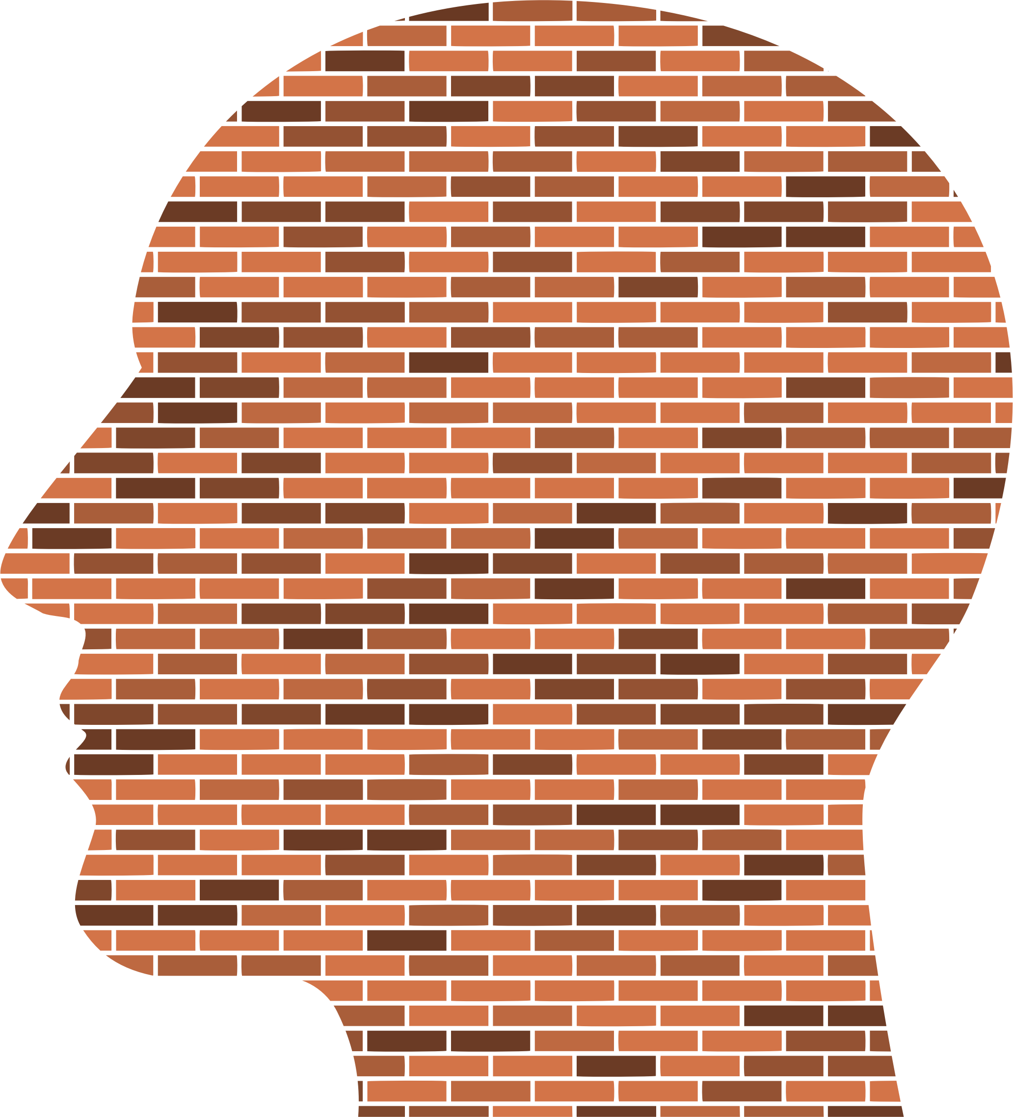 A Profile Of A Man's Head