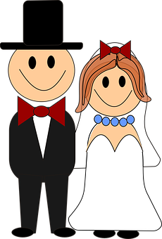 A Cartoon Of A Man And Woman