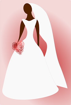 A Bride In A White Dress