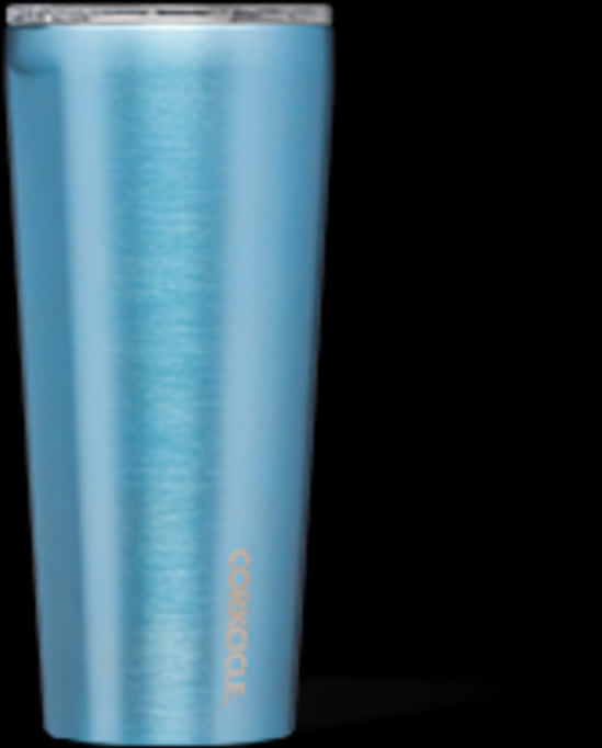 Bright Blue Tumbler With Corkcicle Logo