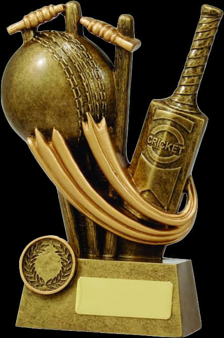 Bronze Cricket Trophy