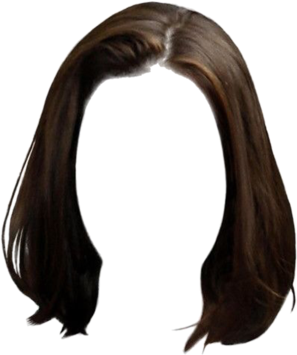 A Brown Wig With Long Hair