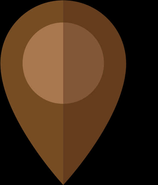 A Brown And Black Map Pointer