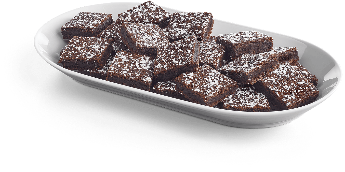 A Plate Of Brownies