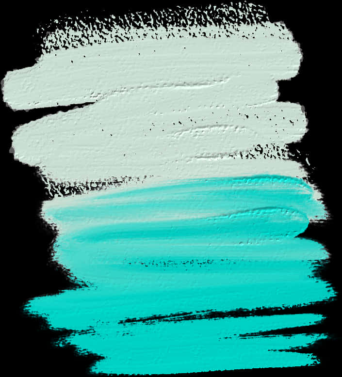 A Blue And White Paint Brush Strokes