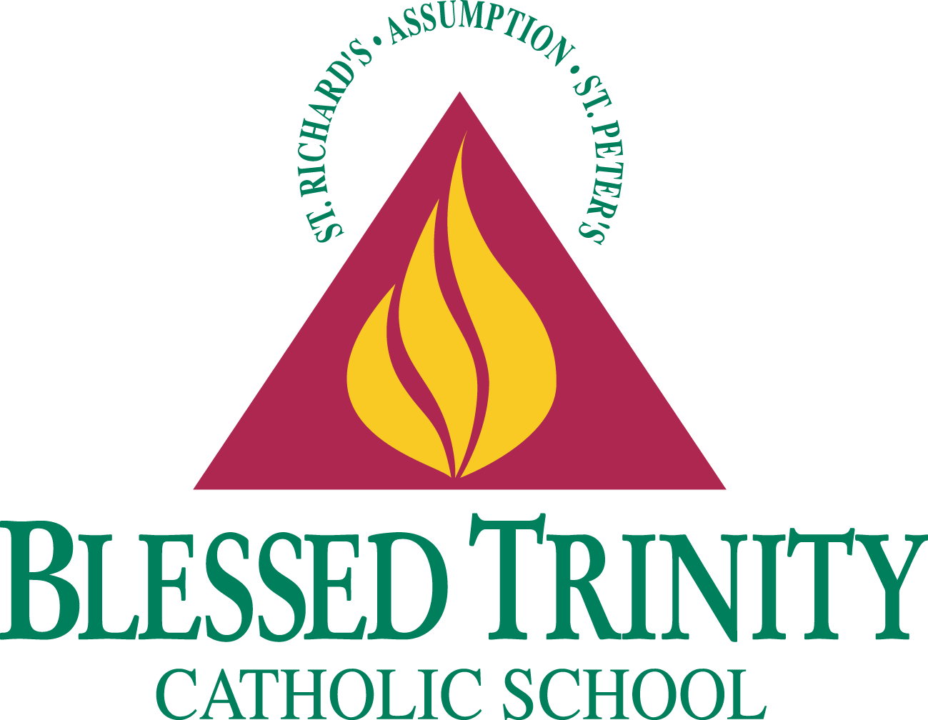 Btlogo 3c - Blessed Trinity Catholic School, Hd Png Download