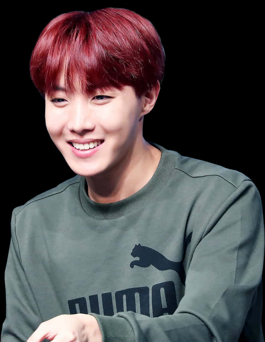 A Man With Red Hair Smiling