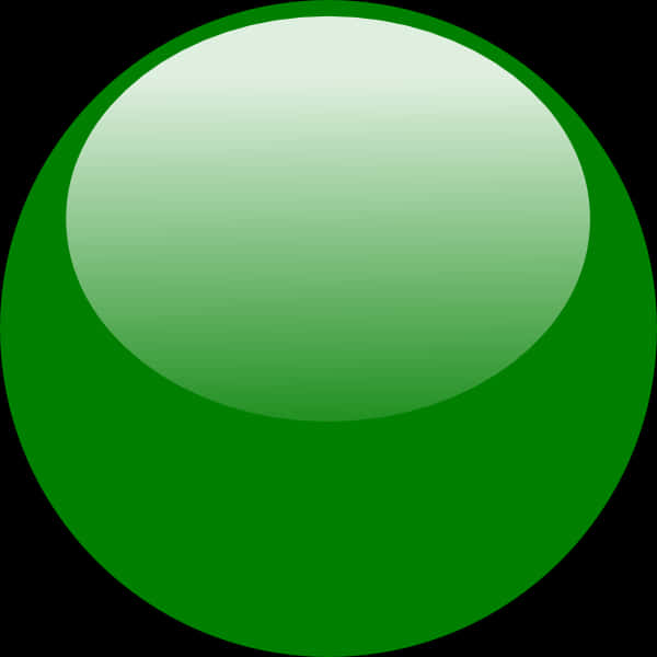 Big Dark Green Bubble