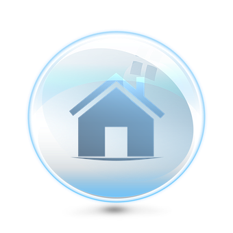 Home Icon Inside Bubble