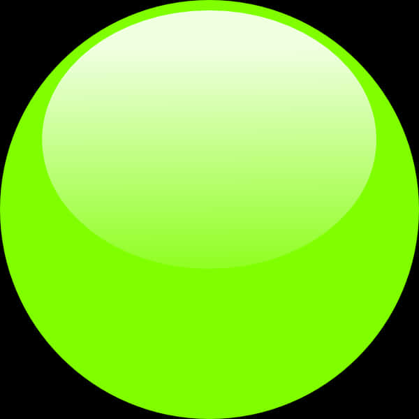 Big Light Green Bubble