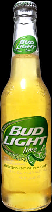 A Bottle Of Beer With A Green Label