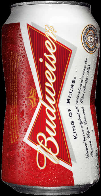 A Red And White Beer Can