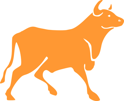 A Brown Bull With Horns