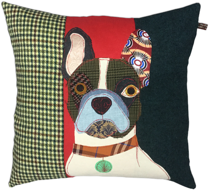 A Pillow With A Dog On It