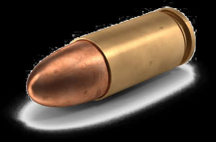 A Bullet On A Black Background