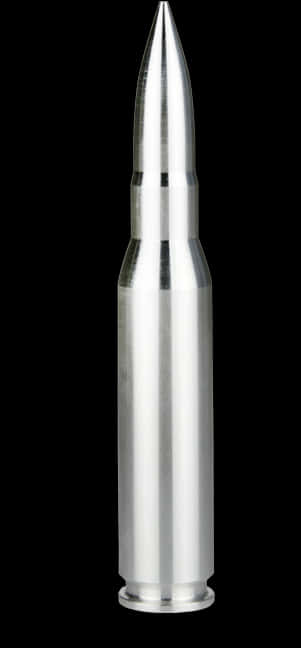 A Silver Cylinder With A Black Background