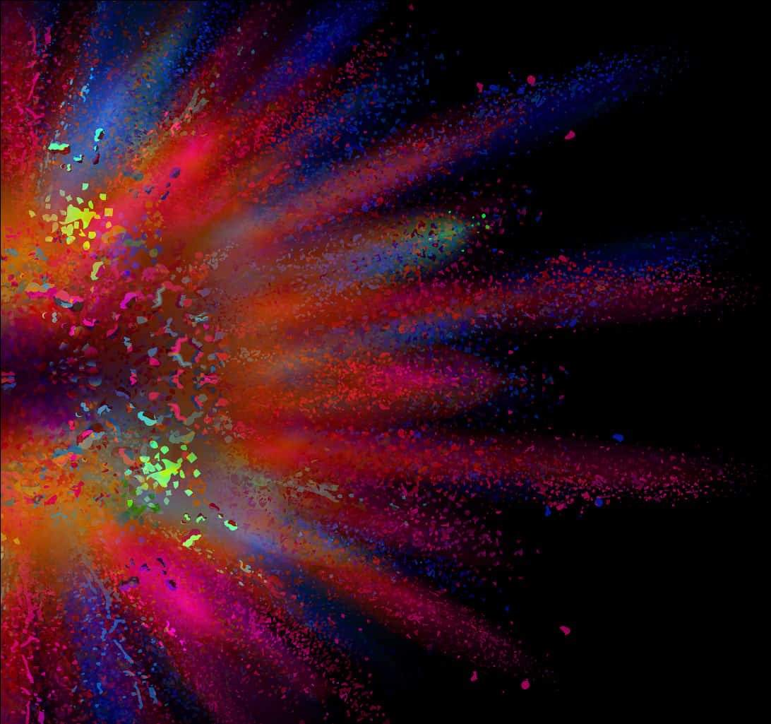 Burst Explosion Explode Colorful Colors Splatter Paint - Explosion