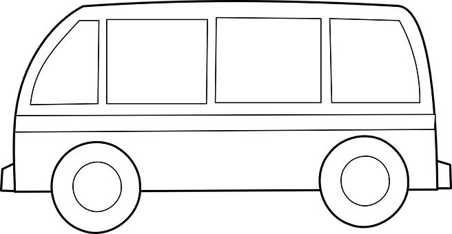 A Outline Of A Van