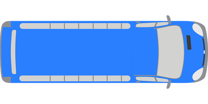 A Blue Rectangular Object With White And Gray Objects On It