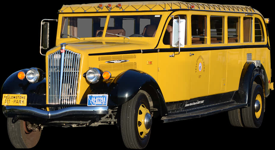 Bus, Yellow, Oldtimer, White, Old, Usa, Isolated - Usa Oldtimer Bus, Hd Png Download
