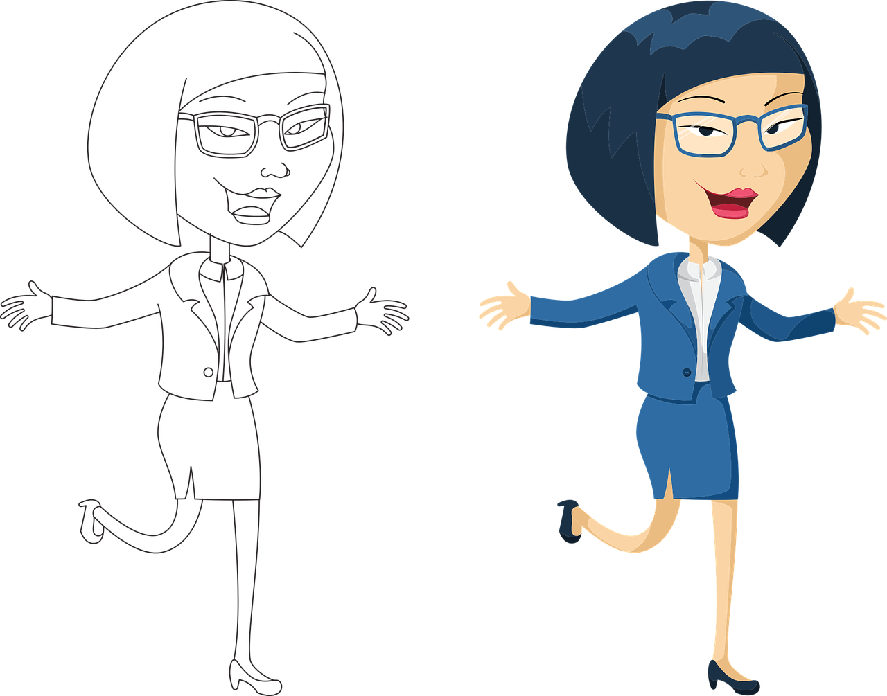 Business Woman Png 1280 X 1005