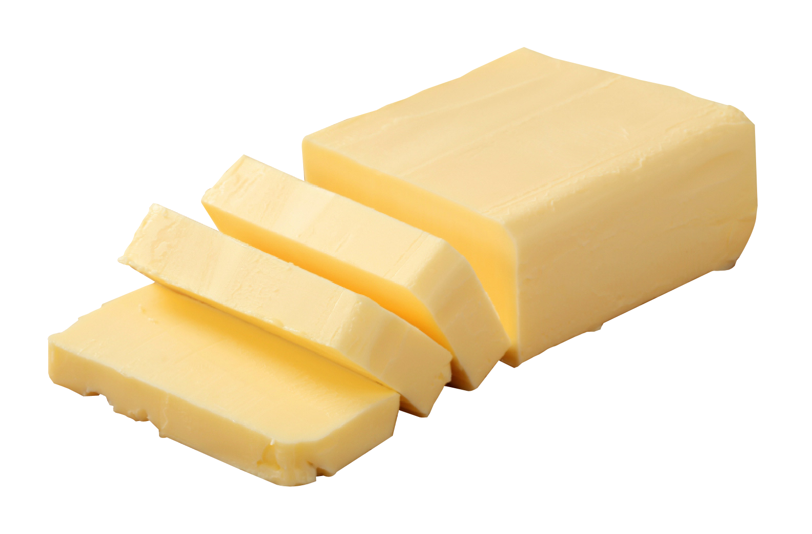 A Block Of Butter On A Black Background