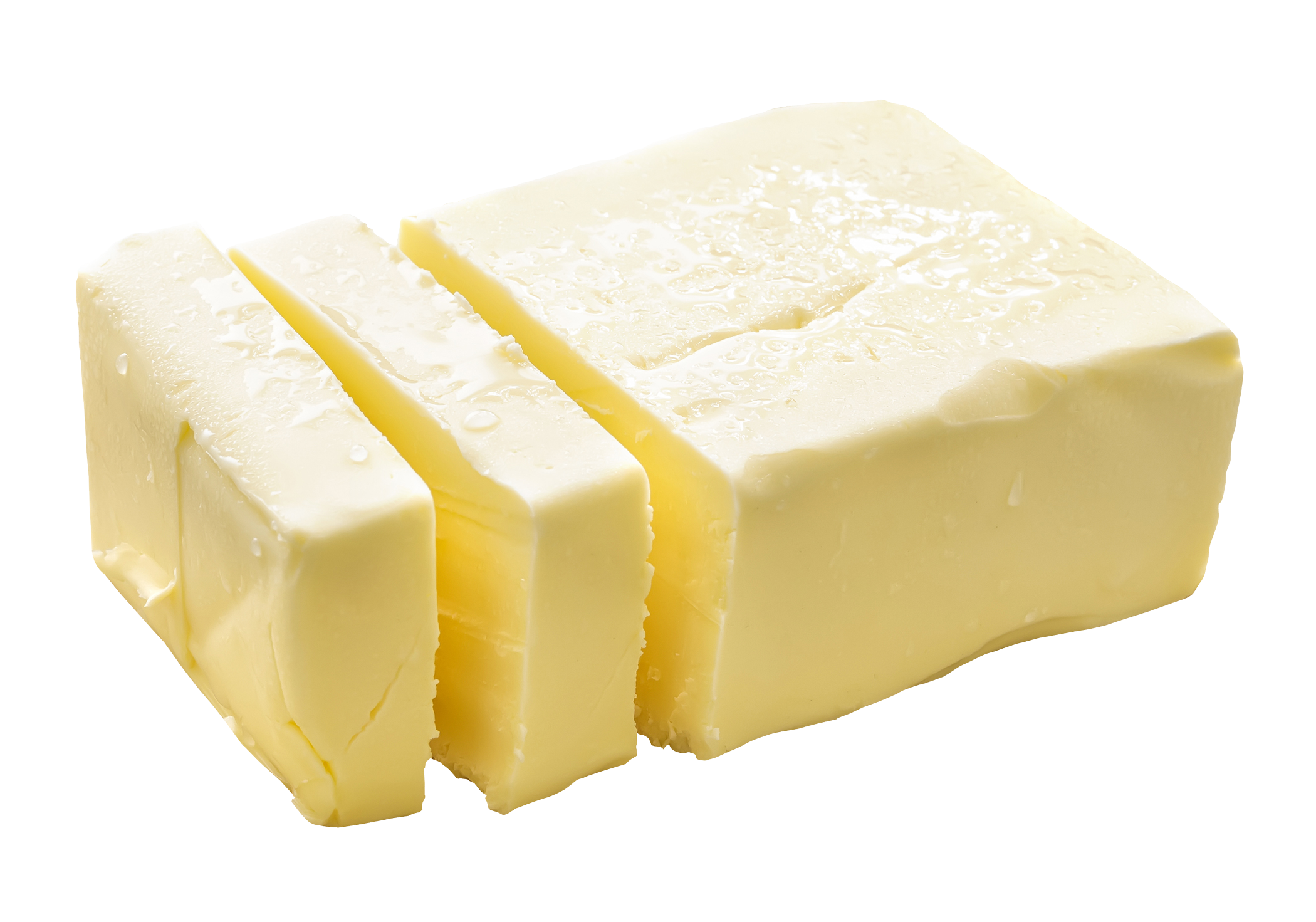 A Block Of Butter With A Black Background