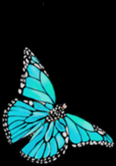 #butterfly #mariposa #blue #lightblue #azul #celeste - Mariposas Celestes Png, Transparent Png