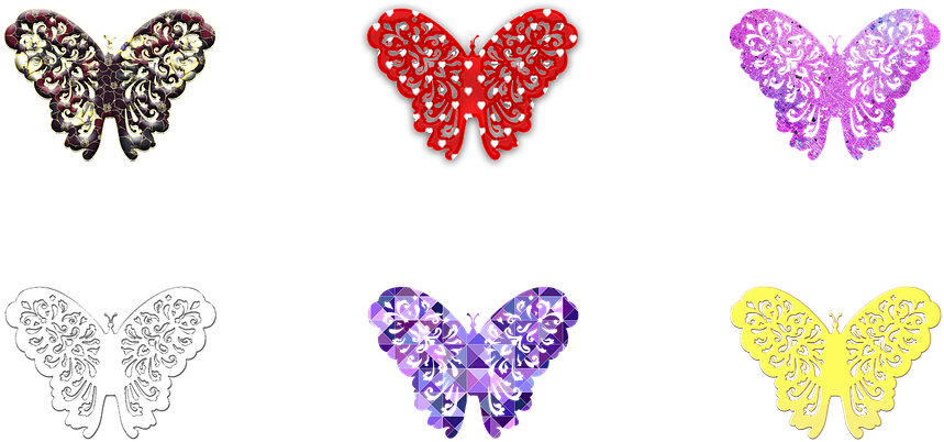 A Red And Purple Butterfly