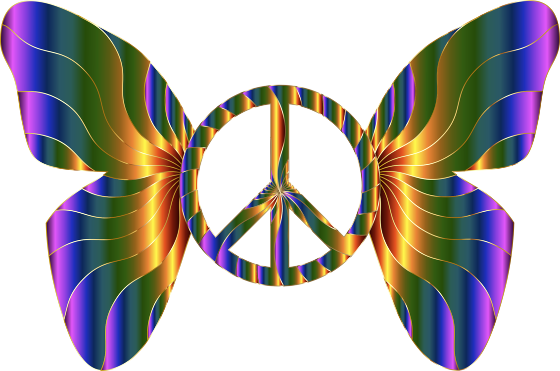 A Peace Sign With Wings