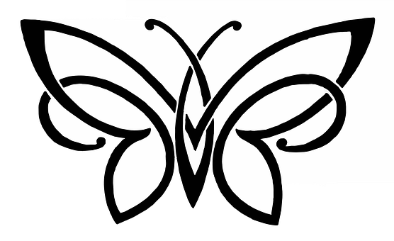 A Black Butterfly Tattoo