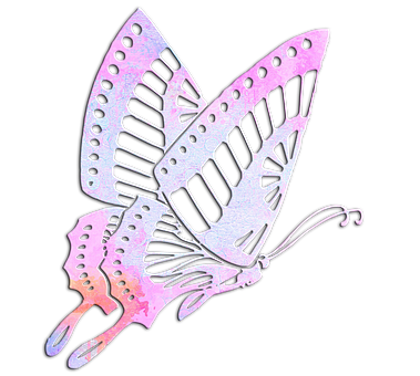 A Butterfly Cut Out Of Paper