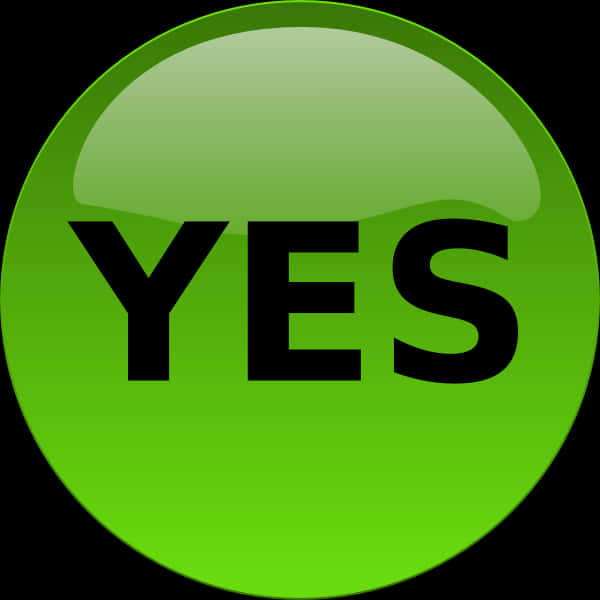 A Green Button With Black Text