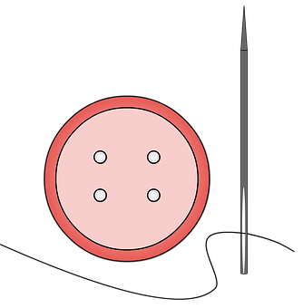 A Button With Four Holes
