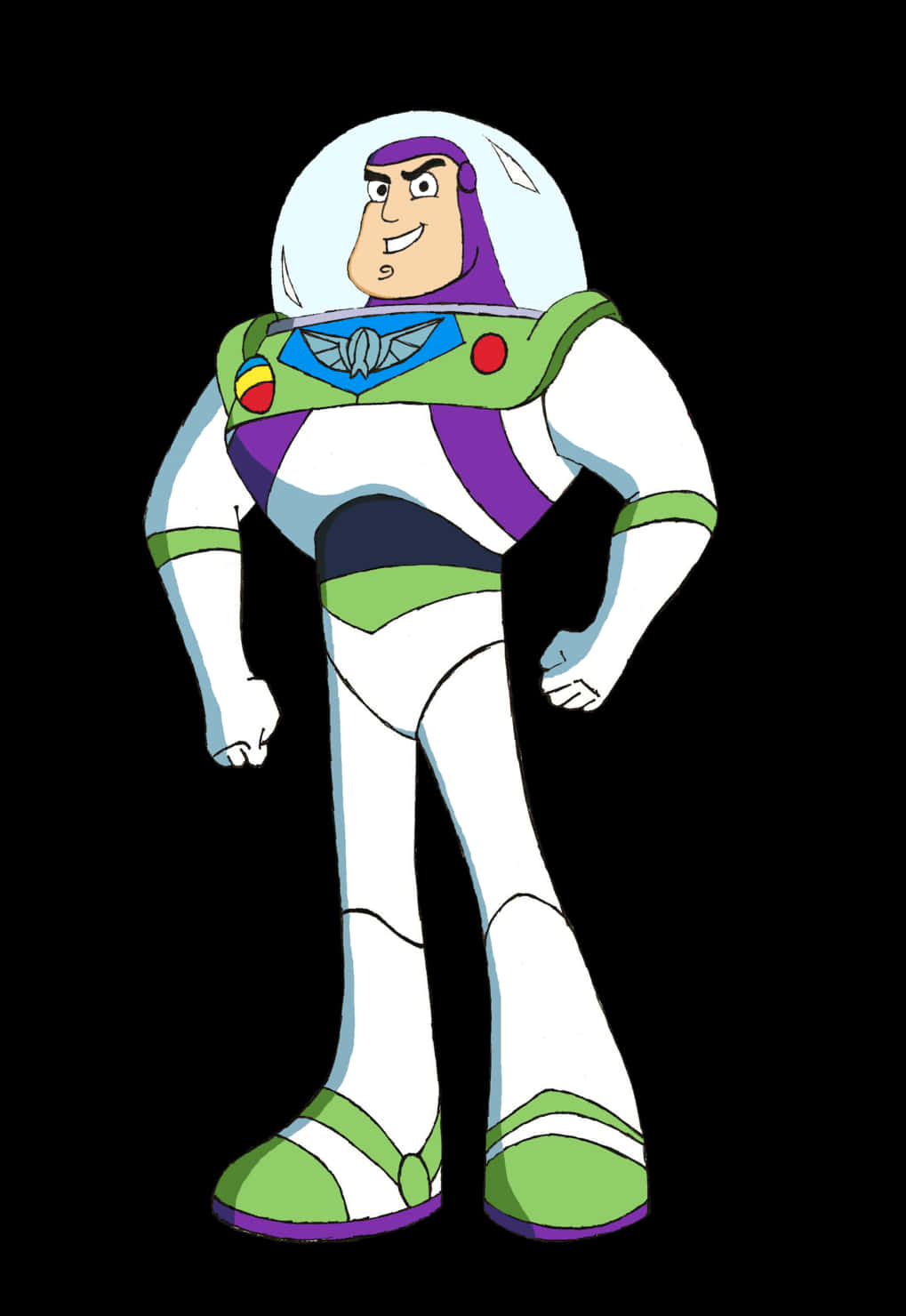 Cartoon Of A Man In A Space Suit