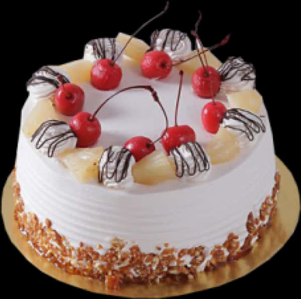 Cake Cherry White