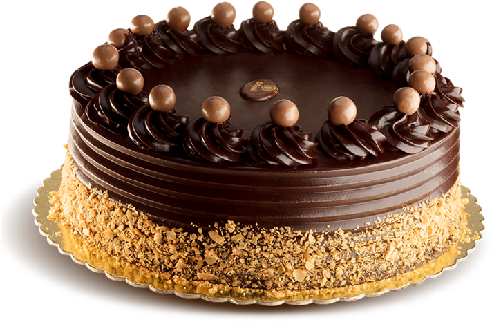 A Chocolate Cake With Chocolate Balls On Top
