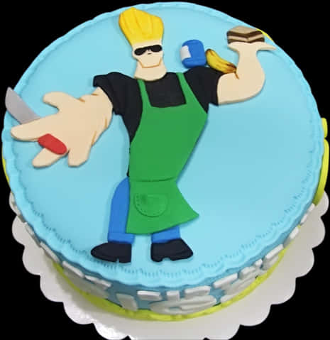 Johnny Bravo Cake