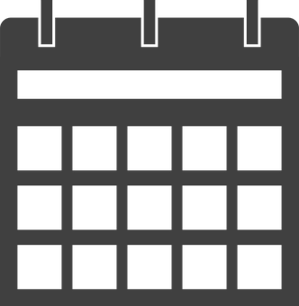 A Calendar With A Grid
