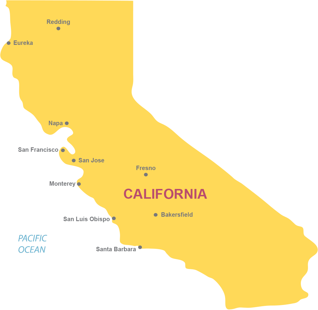 California Outline Png 1078 X 1050