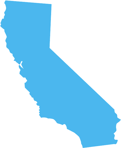 California Outline Png 516 X 630